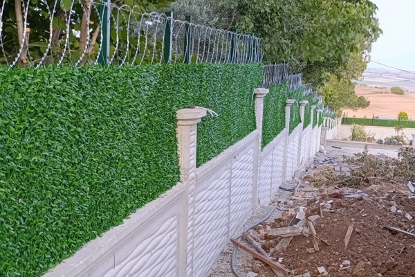 Çatalca Oklalı Panel Çit, Çim Çit ve Jiletli Tel Uygulaması 1