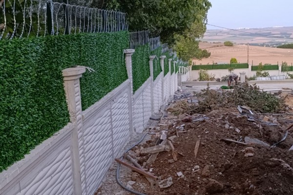 Çatalca Oklalı Panel Çit, Çim Çit ve Jiletli Tel Uygulaması 4