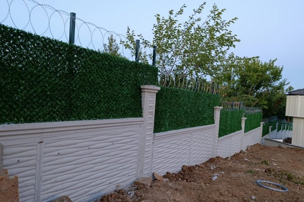 Çatalca Oklalı Panel Çit, Çim Çit ve Jiletli Tel Uygulaması 5