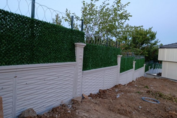 Çatalca Oklalı Panel Çit, Çim Çit ve Jiletli Tel Uygulaması 6