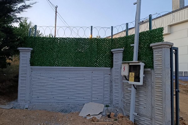 Çatalca Oklalı Panel Çit, Çim Çit ve Jiletli Tel Uygulaması 7