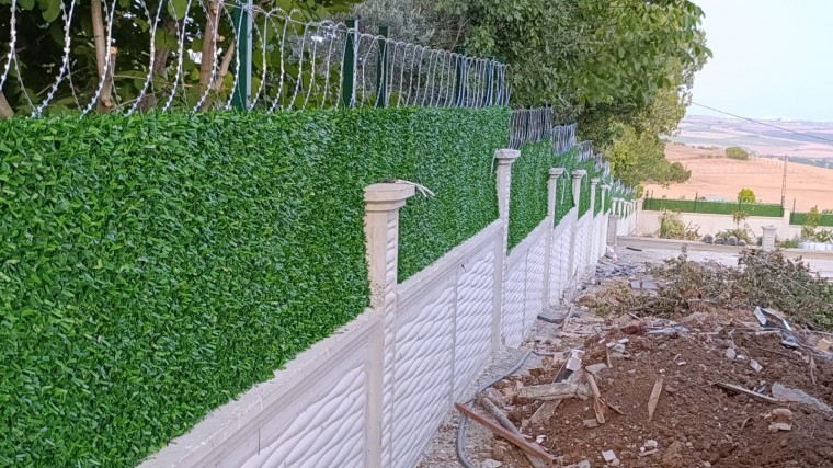 Çatalca Oklalı Panel Çit, Çim Çit ve Jiletli Tel Uygulaması